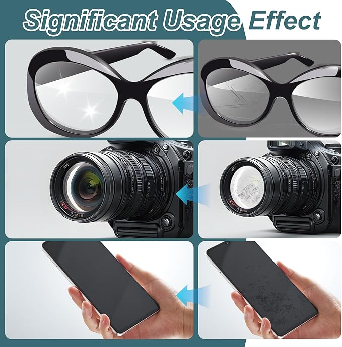 Eyeglass Scratch Remover for Lenses, Eyeglass Cleaner Spray, Glasses Lens Scratch Remover for Eyeglasses, Sunglasses Cleaning Kit (1)