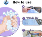 50 Pcs Light Scouring Pad with Foam, Triple Cleaning Scrub Pad Singles Heavy Duty Household Non-Scratch Abrasive Hand Pad Multi Surface Magic Sponge Eraser Sheets for Home Surfaces Indoor Cleaning