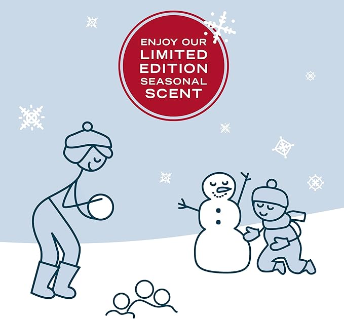 MRS. MEYER'S CLEAN DAY Liquid Dish Soap, Biodegradable Formula, Limited Edition Snowdrop, 16 Fl. Oz - Pack of 3