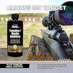 Flitz Tumbler Media Additive - 7.6oz Bottle of USA-Made Brass Cleaner Reloading Liquid for Ammo, Copper, & All Metals - Ammonia-Free Tumbling Polish to Remove Oxidation, Powder Residue (1 Pack)