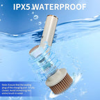 Electric Spin Scrubber, IPX5 Waterproof Bathroom Scrubber with 2 Speeds, Cordless Cleaning Brush with 7 Brush Heads, Adjustable Power Shower Scrubber for Tub Kitchen Floor Car Cleaning