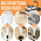 Handheld Pressurized Steam Cleaner,2500W Handheld High Temp Portable Cleaning Machine, Cleaning for Couch, Auto, Floor and More (White)