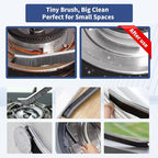 Crevice Cleaning Brush, Hard-Bristled Gap Scrub Brush, Toilet Gap Cleaning Brush Tool, for Scrub Small Spaces, Kitchen, Bathroom, Corner, Grout, Sink, Window Tracks, Hinges, 3pcs