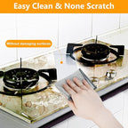 Extra-Large Size Multipurpose Wire Dishwashing Rag,Non Scratch Wire Dishcloth, Reusable Steel Wool Scrubber,Non-Scratch,Quick-Drying,Multi-Purpose for Kitchen,Bathroom Cleaning (15)