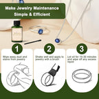 50ml Jewelry Protective Coating, Jewelry Sealant Tarnish Protection Maintain Brilliant Luster, Against Wear & Oxidation, Suitable for Metals, Gemstones