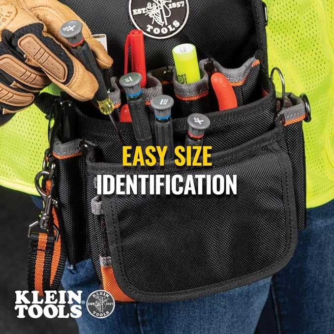 Klein Tools 6233 Mini Precision Screwdriver, #0 Phillips, Features Cushion-Grip Handle, Rotating Cap and Color Coded Ring, 3-Inch Shank
