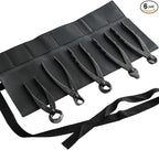 Wazakura Made in Japan 5 PCS Bonsai Cutter Tools Set with Roll Bag: Concave Branch Cutter, Knob Cutter, Jin Plier, Wire Cutter, Root Cutter. Bonsai Tool Kit - 5PCS Bonsai Cutter Set with Case