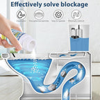Wild Tornado Powerful Pipe Dredging Agent, Wild Tornado Sink & Drain Cleaner Powder, Pipeline Dredging Agent for Kitchen & Bathroom Portable Powder Cleaning Tool (4PCS)