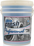 Ultra Fresh Professional 5 Gal Fabric Softener for Commercial Washing Machines, Liquid Laundry Softener, Up to 640 Loads, Blue Spring Fresh Fragrance