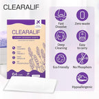 CLEARALIF Laundry Detergent Sheets, Lavender, 64 Load, CLEARALIF Laundry Detergent Strips Eco Friendly & Hypoallergenic