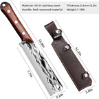 Machete with Sheath for Cutting Trees Heavy Duty, for Yard Work and for Bushcrafting Knife Sickle for Clearing Brush Garden Tools Construction Blade (Silver Black)