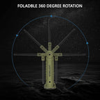 3 Pack Rechargeable LED Work Lights with Magnetic Base and 360° Rotation, 5 Modes for BBQ, Camping, Reading, and Car Repair