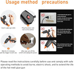IZIO100W Hot Glue Gun Kit, Fast Heating for DIY Crafts Home Repair, Includes 21 Glue Sticks, Anti-Scald Nozzle, Pouch