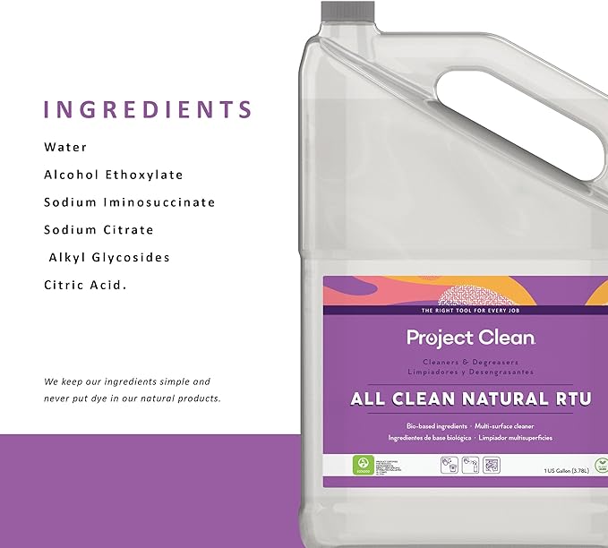 All Clean Natural, Eco Friendly Product & Cleaning Supplies, Multi-Surface Cleaner, Multi-Purpose Cleaner, Ready to Use, Household cleaner, BioPreferred Certified