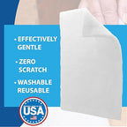 10 Pack of 6 x 9 White Non Scratch Non-Woven Pads for Buffing Cleaning Polishing and Multi Purpose Use in Your Home Workshop or DIY Garage Shop