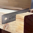 RUITOOL Japanese Hand Saw 6 Inch Double Edge Sided Pull Saw Ryoba SK5 Flexible Blade 14/17 TPI Flush Cut Beech Handle Wood Saw for Woodworking Tools