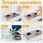 16.9 Fl Oz Heavy Duty Degreaser Cleaner Spray, Kitchen Heavy Oil Cleaner,Kitchen Degreaser, Multipurpose Foam Cleaner Spra,Grime, And Stains On Microwave & Oven & Stove Top