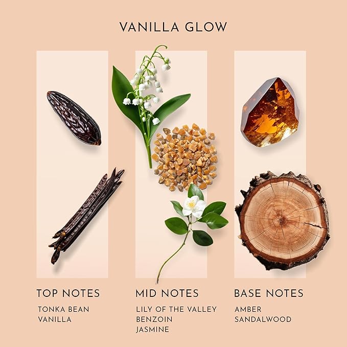 Scent Better Vanilla Glow Aroma Essential Oil Blend: an Aromatherapy Blend of Vanilla, Amber, and Sandalwood for Ultrasonic Diffusers & Nebulizers (2 Fl Oz, 60 mL)