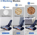 whall Cordless Vacuum Cleaner, Upgraded Strong Suction Brushless Motor Cordless Stick Vacuum Cleaner,Lightweight Handheld Vacuum for Home Pet Hair Carpet Hard Floor,up to 55mins Runtime,Blue