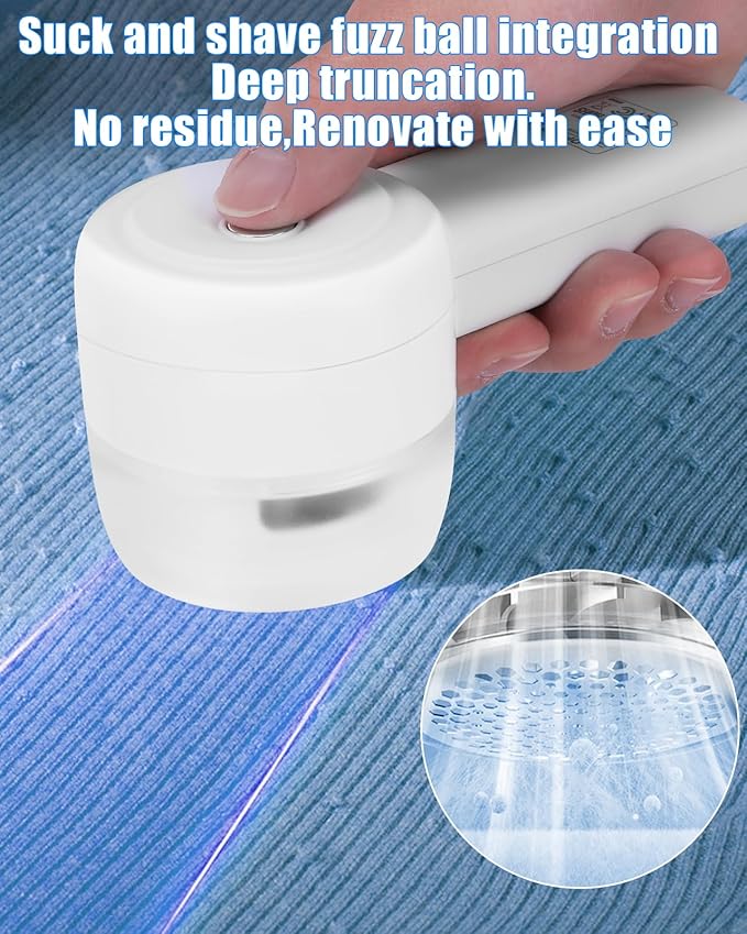 Lint Remover,Fabric Shaver for Clothes,Electric Lint Shaver Rechargeable Long-Lasting Battery,Portable Clothes Shaver Pill Remover,Large Shaving Area 2 Speeds Effortlessly Cut Fuzz Ball Pilling