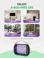 Buzbug LED Bug Zapper Indoor, 10 Years Lifespan Lamp Sustainable Less Power, Durable High-Voltage Electric Mosquito Zapper, Fly Trap Mosquito Trap, Fly Killer Fly Zapper -MA015B