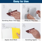 8 Pack 6 * 6 Inch Drywall Repair Patch, Drywall Repair Kit with Extended Self-Adhesive Mesh, Large Hole Patch Repair for Drywall, Heavy Duty Dry Wall Hole Repair Patch