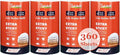 4 inch Lint Roller Refills Only for Scotch Brite, Everyday Clean Lint Roller Refills Pack of 4 Rolls, Extra Sticky 90 Sheets per Refill, 360 Sheets Total (Inside Dia. 1 3/4 inch)