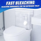 Vacplus Toilet Bowl Cleaners - 12 PACK, Household Toilet Cleaner, Automatic Toilet Bowl Cleaners with Bleach, Sustained-Release Toilet Tank Cleaners for Deodorizing and Descaling, 1.76 Ounces Each