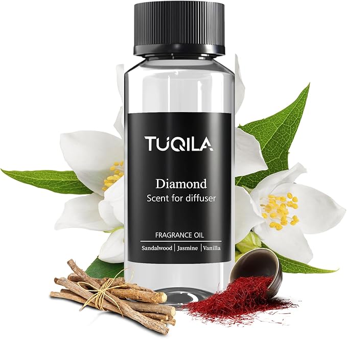 Luxury Waterless Diffuser Oil Diamond - 120ml Pure Essential Oil for Cold Air Diffusers, Premium Hotel-Grade Fragrance Oils, Long-Lasting Home & Office Aromatherapy Scents
