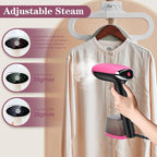 Steamer for Clothes Handheld Clothes Steamer 1300W Portable Garment Steamer Auto Shut-off 20-Second Fast Heat-up with Adjustable Steam 12.34oz Detachable Water Tank for Home Office Travel