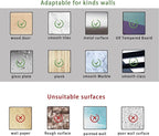 Heavy Duty Adhesive Wall Hooks - Strong & Transparent, Hold up to 22lb, Waterproof & Reusable, Ideal for Kitchen, Bathroom, and Office (30 Pack)