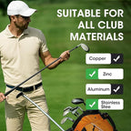 Golf Club Polish & Golf Club Cleaner - Rust and Scratch Remover Golf Club Polishing Kit/Golf Club Cleaning Kit - 9 oz Metal Polish Compound - Golf Accessories