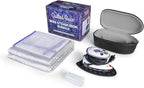 The Quilted Bear Mini Iron, Rest & Ironing Mat - Lightweight Mini Steam Iron with Hard Shell Travel Case, Rest & Ironing Mat - Travel Essentials for Wrinkle Free Travel & Effortless Quilting (Black)