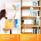 30 Count Electrostatic Duster Refills Compatible with Swiffer Duster,Multi-Surface Dusting Refills,Microfibre Dusters for Cleaning with 1Pcs Retractable Handle,Unscented