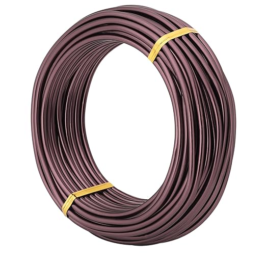 Bronze-3.0mm/9gauge-Anodized Aluminum Bonsai Training Wire 250g Large Roll,Many Size to Choose,KSVZS Bendable Metal Wire for Crafts,Sculpting,Armature and Daily Use,Necessities for Family
