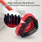 Scrub Brush Mop Head Replacement for O Cedar RinseClean 2 Tank System Spin Mop Head Base,Scrubber Mop Brush Head for Ocedar Mop Scrub Brush Head Hard Bristle Scrub Brush Floor Cleaning, Not for 1 Tank