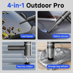 Car Vacuum Portable Cordless, Handheld Vacuum Cleaner & Blower 4-in-1, 15,000Pa Handy Vacuum Brushless Motor, 2800mAh Battery, for Cars, Keyboards, Office, Home, Pet