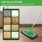 Reusable Wet Pads Refill for Swiffer Sweeper Mop - Dry Sweeping Cloths & Wet Mopping Cloths for Household Cleaning - Washable Microfiber Mop Pads, 6 Pack (Mop is not Included)
