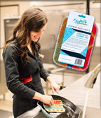 Scratchless Cleaning Pad (2 Pack) for Cleaning Kitchen, Bathroom and Household | Great for Non-Stick Cookware | Reusable | Long-Lasting | Environmentally Friendly