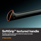 Fiskars Ultra Splitting Axe U32, Precision-Ground RazorEdge Double-Hardened Steel Blade Stays Sharp, Perfected Weight Balance & FiberComp Shaft for Large Log Splitting & Firewood, 32", Black
