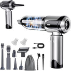 Car Vacuum Portable Cordless, 20000PA 120W 4 in 1 High Power Handheld Cordless Vacuum Cleaner & Air Duster,Air Blower,Multi-Nozzles,Brushless Motor 3-Speed Modes,for Car, Home, Pet,Office & Camping