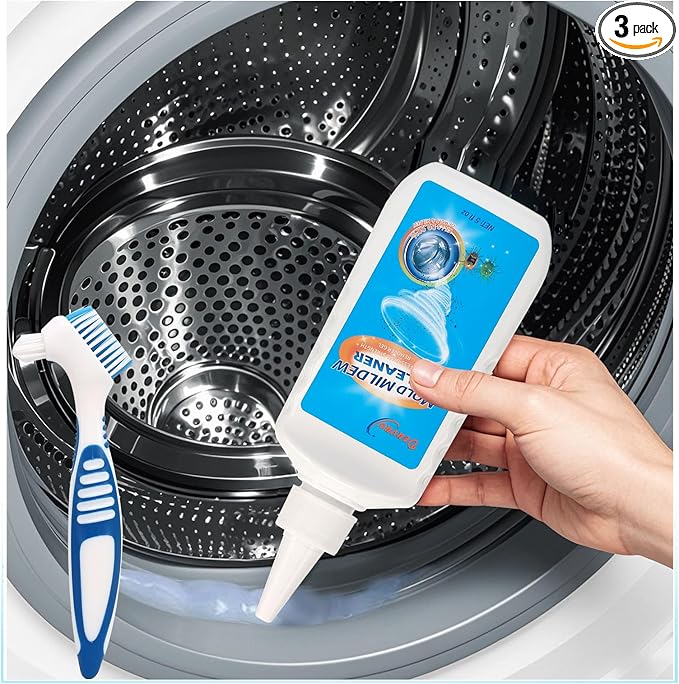 Home Remover Gel, 2 Pack Washing Machine Cleaner, Front Load Washer Remover Gel For Refrigerator Strips, Best Black Stain Grout Cleaner For Tile, Wall, Bathroom, Shower, Sinks, Glass (10 Fl oz)
