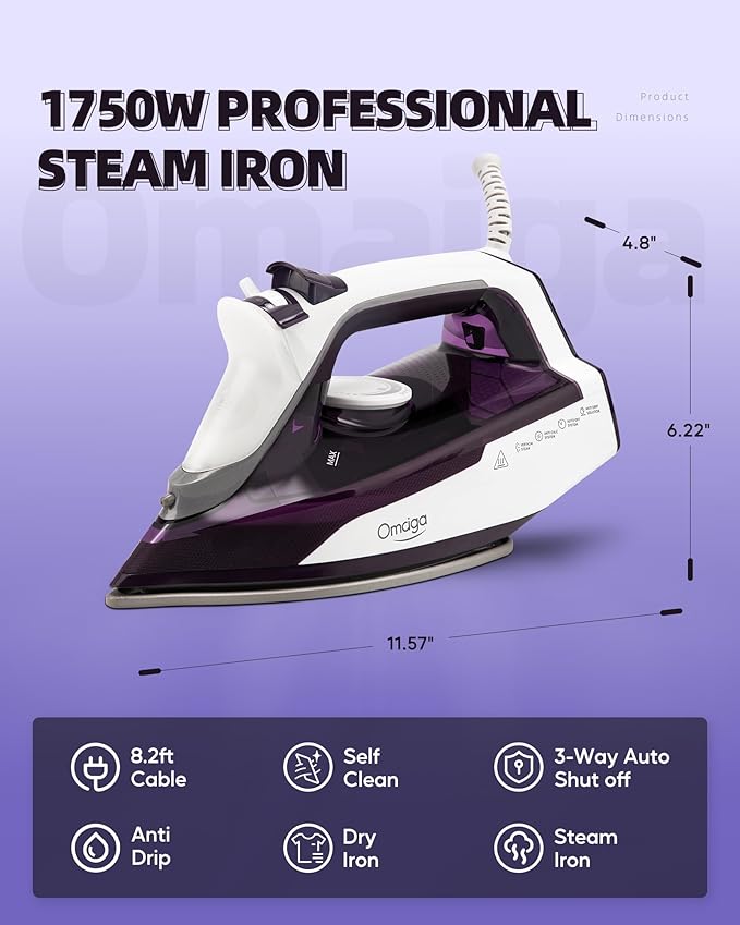 Home Steam Iron Bundle Set, Efficient Ironing, Suitable for All Kind of Garments