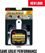 3M High Strength Large Hole Repair Kit, Includes Fiber Reinforced Spackling Compound (12 oz.), Repair Plate, Putty Knife and Sanding Sponge, For Easy Wall Repair, No Shrinking or Cracking (LHR-KIT)