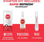 dryel At-Home Dry Cleaner Starter Kit with Wrinkle Release Spray, New and Improved, Gentle Laundry Care for Special Fabrics and Dry-Clean-Only Clothes, 8 Loads with On-the-Go Stain Remover