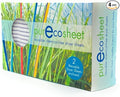 PurEcosheet Reusable Chemical Free Dryer Sheets - Hypoallergenic - Safe for Babies - Safe for Allergy and Eczema Sufferers - Fragrance Free