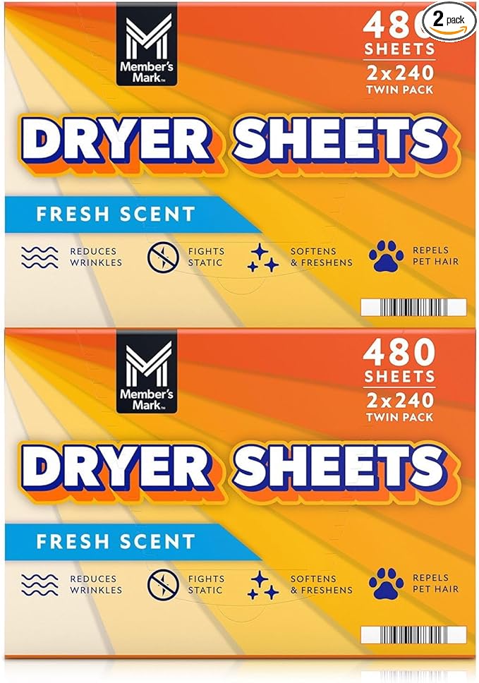 Member's Mark Fabric Softener Sheets