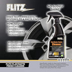 Flitz Flat Matte Finish Cleaner - 16oz Bottle of USA-Made Vinyl Wrap Spray to Easily Remove Grease, Wax, Dust, & More - Quick Drying Matte Paint Cleaner - Ideal for Cars, Motorcycles (6 Pack)