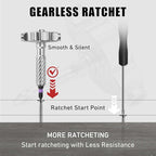 VMAN Ratchet Screwdriver Set, 66 in 1 magnetic Screwdriver sets, S2 Steel Bits, DIY Combination Flexible Shaft, Suitable for Furniture Assembly, Precision Electrical Appliance Repair, Bicycle Tools