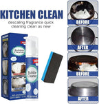 CROOT 2PCS Bubble Cleaner Foam，All-Purpose Bubble Cleaner Spray, Foam Cleaner All Purpose Heavy Duty, Kitchen Bubble Cleaner Spray with 2 Brush